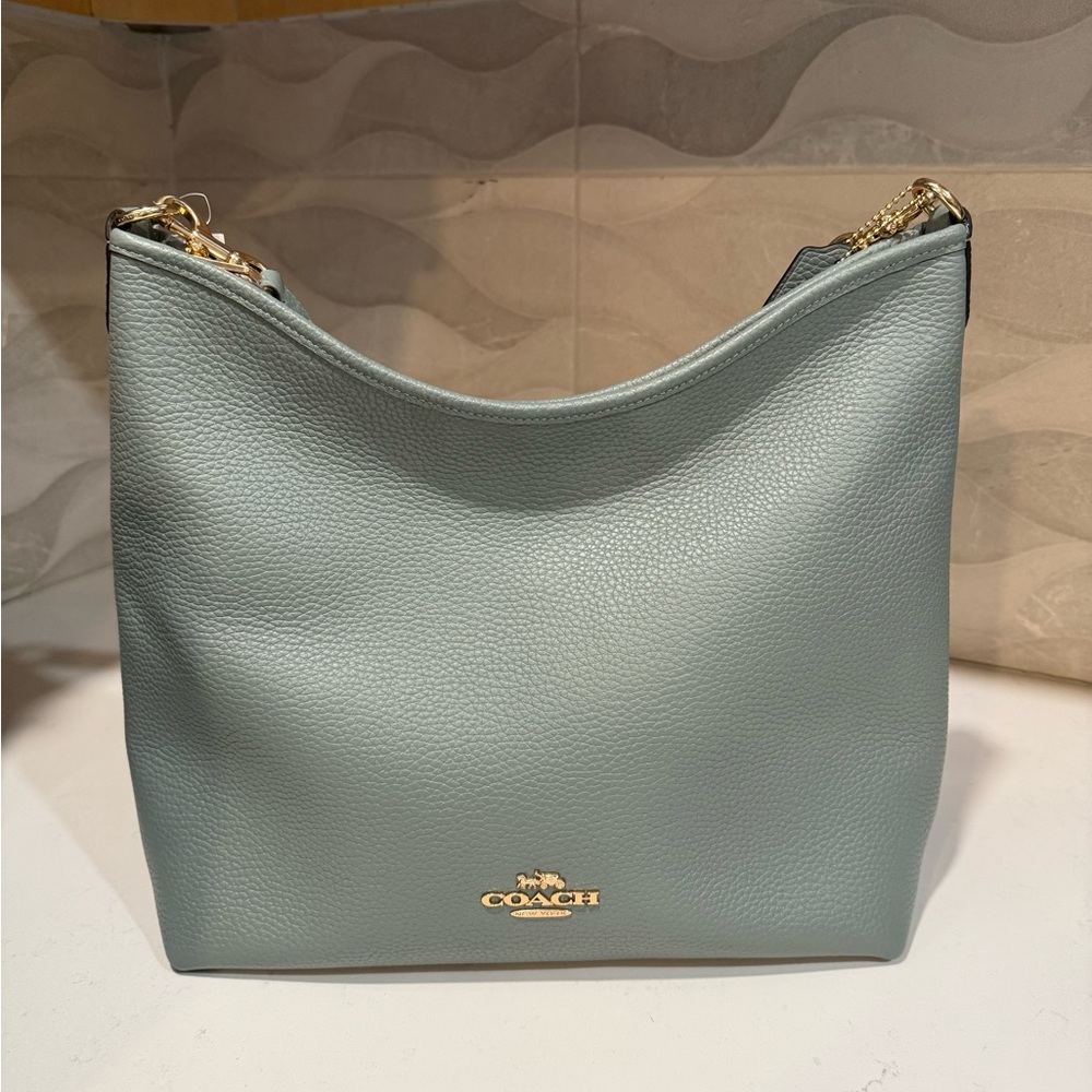 NWT Coach Laurel Large Shoulder Bag in Jade